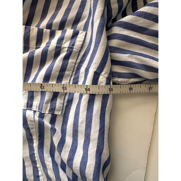 Pilcro & The Letterpress Womens Striped Button-Up Long Sleeve Size 6 Small - Picture 6 of 9